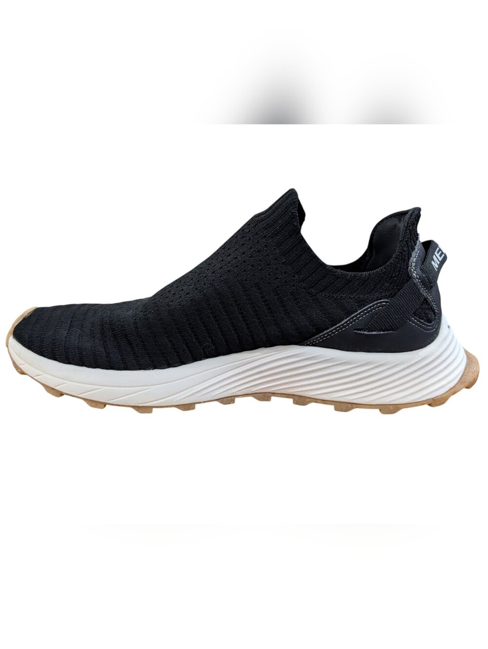 Merrell Embark Moc Slip On Sneakers Mens Size 8 W Wide Black Vibram Walking - Picture 6 of 12